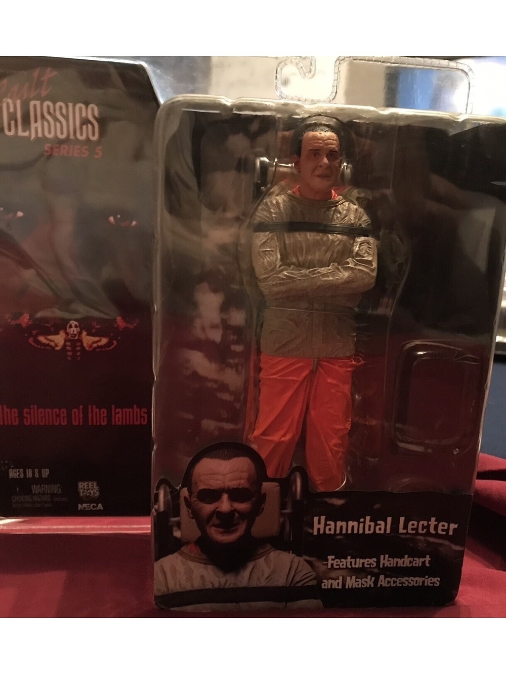 NECA Classic Series 5 Hannibal Lecter Action Figure w/Handcart & Mask